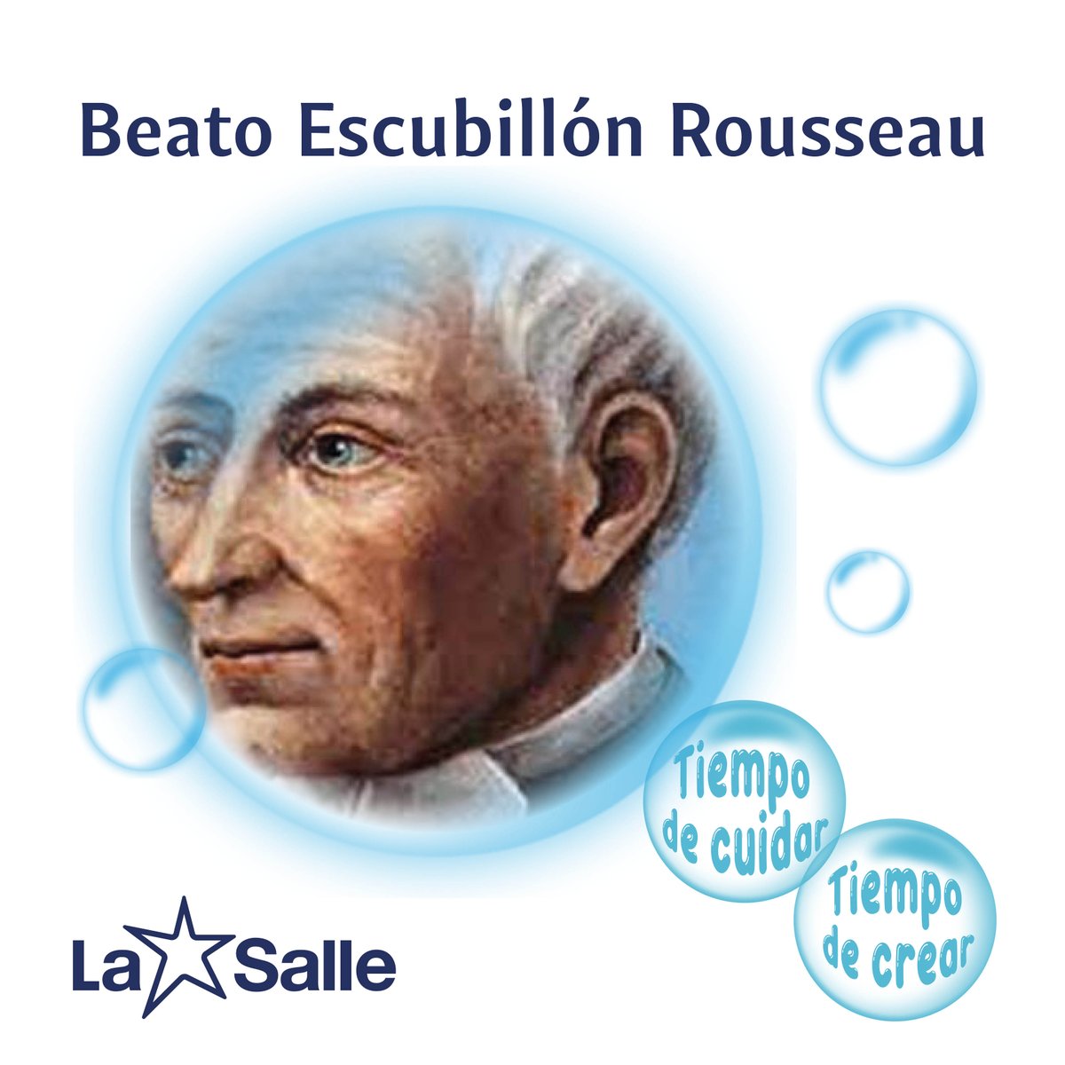 #HermanosDeLaSalle Dedicó su vida a los niños, llevó esperanza a los pobres y a los esclavos. Hoy recordamos al Hermano Escubillón Rousseau (1797-1867). Beatificado en 1989 por el Papa Juan Pablo II. #MiraMásAllá