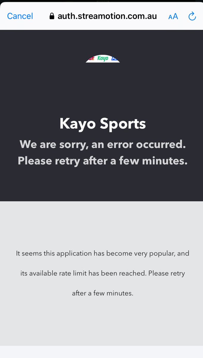 OnemanonlyML's tweet photo. @Kayo sports So until now Kayo hasn’t been very popular, yet subscription prices just keep on increasing!🙄🤔🤷‍♂️ https://t.co/7bykRhYeVD