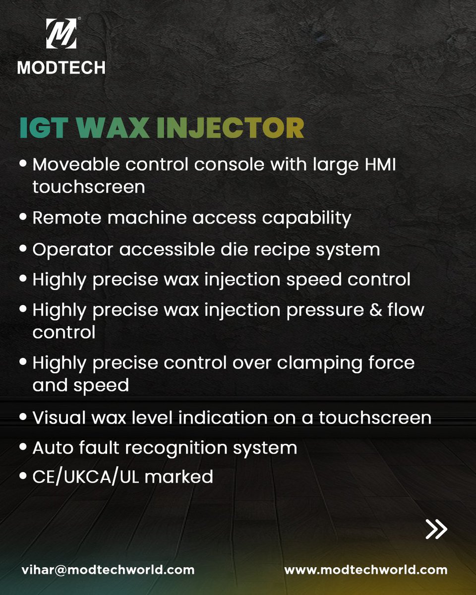 modtechmachines's tweet image. Elevate your production capabilities now!

#InvestmentCastingSolutions #AutomatedWaxAssemblyCell #AutomatedWaxInjectionCell #Automation #TurnkeySolutions #InvestmentCastingSolutions #ModtechWaxinjectionMachine #AutomtedShellSystem #RoboticHandling #ModtechCeramicInjectionMachine