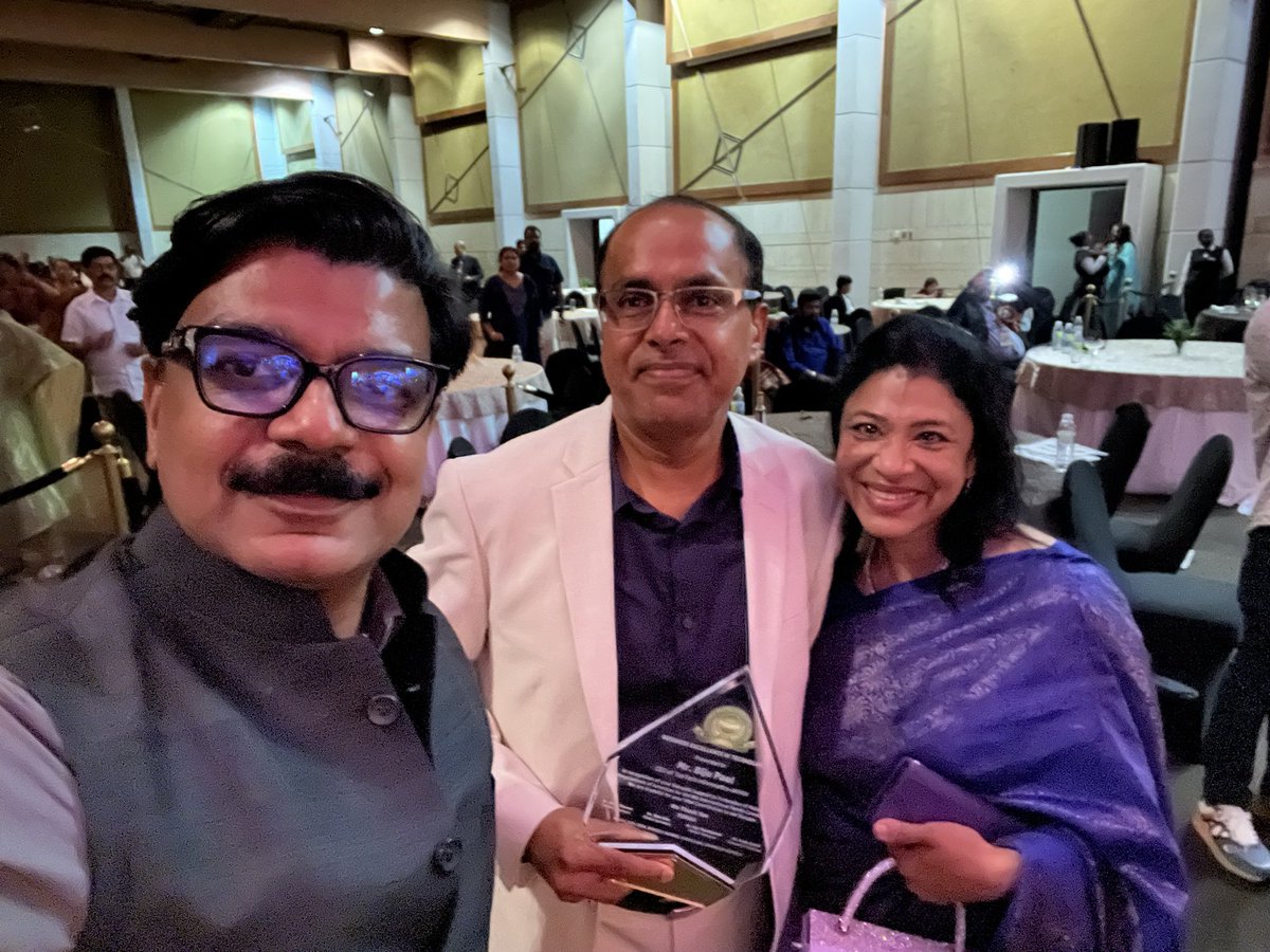 toptechjapan's tweet photo. Biju Paul, our CEO, receives an award from the Deputy Speaker of the Kerala Legislative Assembly, C. Gopakumar, in the presence of Mathew Kuzhalnadan and Mons Joseph, both members of Kerala Legislative Assembly, in a glittering ceremony conducted in Punta Cana, Dominican Republic https://t.co/iuApGXKDdT