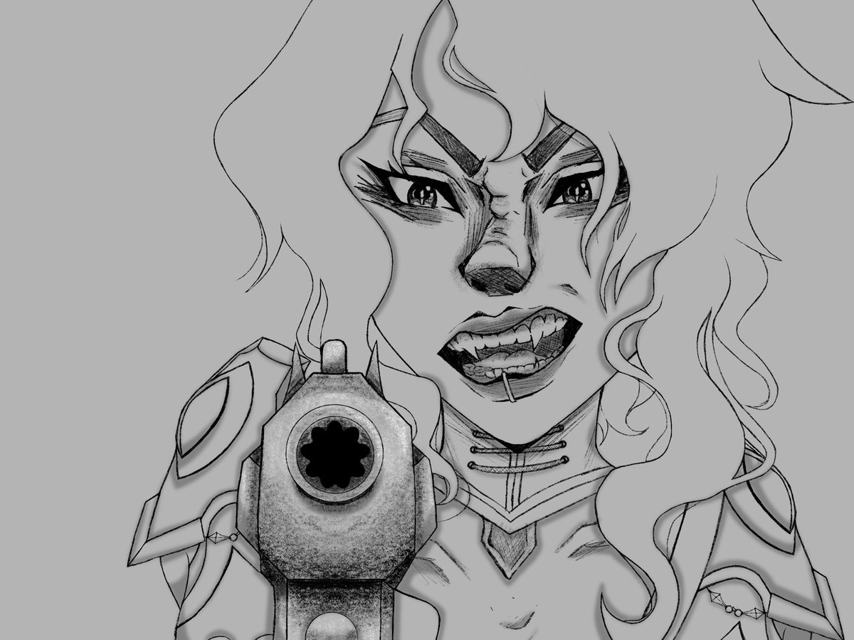 MangoMarci's tweet photo. Sketch of Wings of Carnage Saati from #Paladins #paladinsgame #art #fanart #sketch https://t.co/WaeaH9S2vh