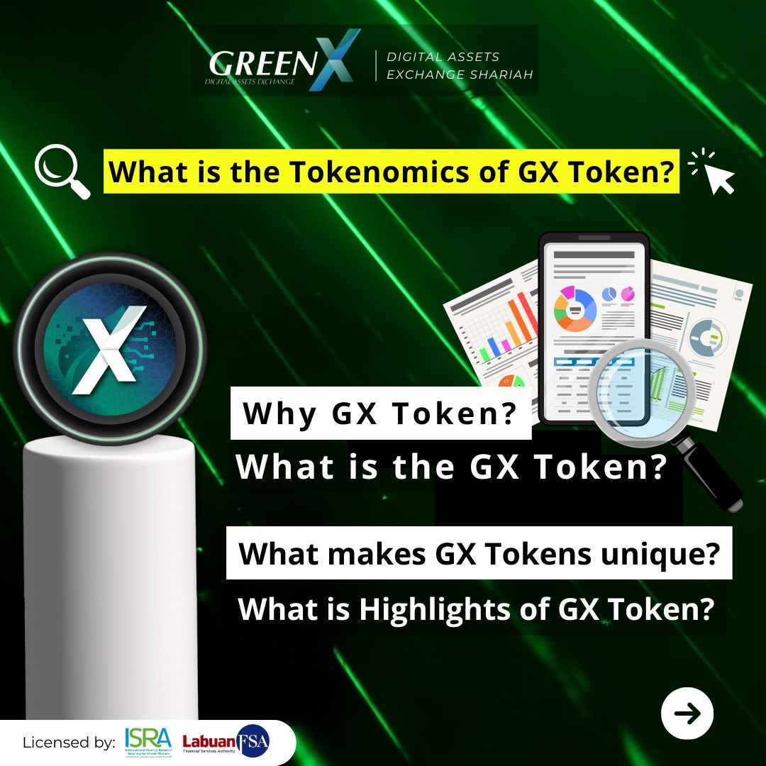 GREENX_IO's tweet photo. This is what makes $GX Token unique and what is the tokenomics of it โป๏ธโ๏ธ
#Cryptosharia #Exchangesharia #Cryptosyariah #Exchangesyariah #RWA #RWAFinance #RealWorldAsset #GreenX https://t.co/Ct5HNgwIY4