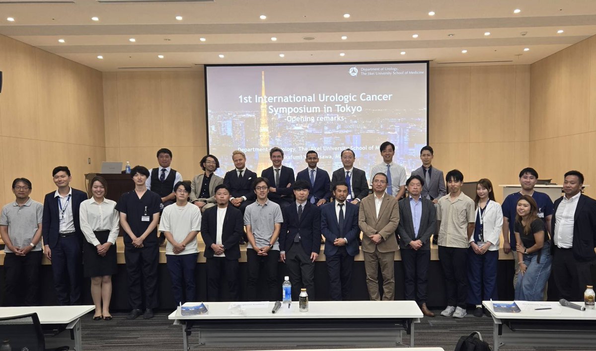 jikei_urology's tweet photo. 1st Int'l Urologic Cancer Symposium: Renowned urologists from 3 countries gave informative talks. Great dinner followed, joined by Dr. Teoh &amp; Dr. Leung. https://t.co/zHTP9d1GRw