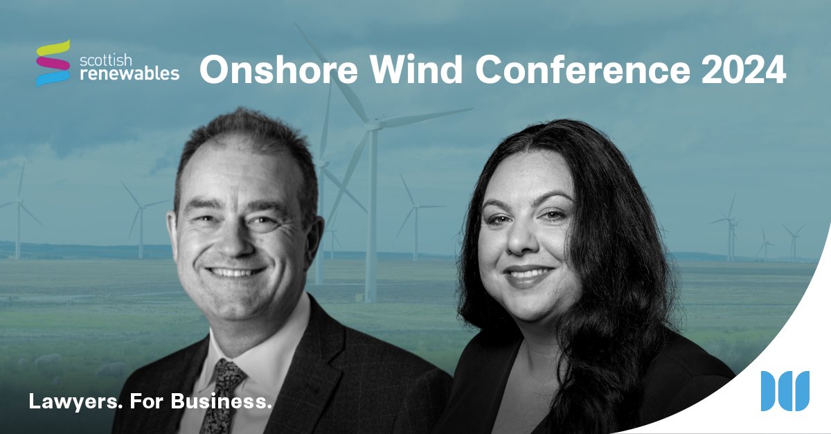 dcslegaluk's tweet image. #Renewables experts Andy Drane and Laura Tainsh are attending the @ScotRenew  Onshore Wind Conference 2024 on 3-4 September in #Edinburgh. Get in touch to connect.

Andy Drane
andy.drane@dcslegal.com
07733 116 177

Laura Tainsh
laura.tainsh@dcslegal.com
07583 525 811