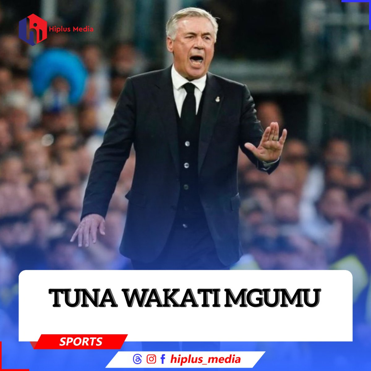 DjDjhiplus's tweet photo. Kwenye Interview aliyofanya kocha wa Real Madrid Baada ya Mechi Kocha Ancelotti amesema:

 "Timu haina uwiano mzuri, hatuna wepesi wa kupeleka mpira mbele, tuna wakati mgumu pia kuurejesha tukiupoteza... inabidi tutafute suluhu ya haraka"

#HiplusMedia https://t.co/KzumWGG3id