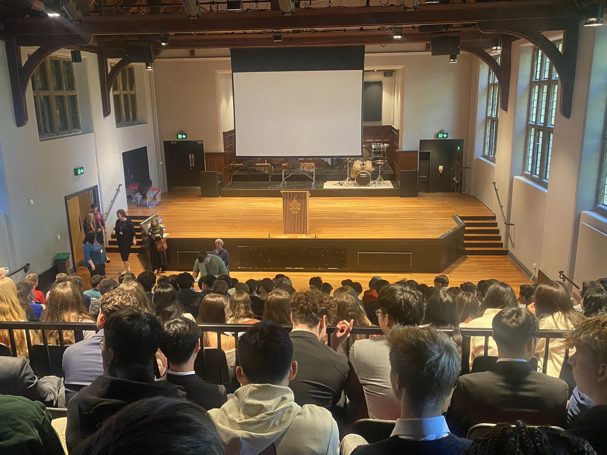 BromsSchool's tweet photo. A full house for day two of new boarders’ induction with the first morning presentation taking place in Routh Hall.
#BromsInduction #BromsBoarding #ILoveBoarding #NewSchoolYear https://t.co/0Nw5YJvwL9