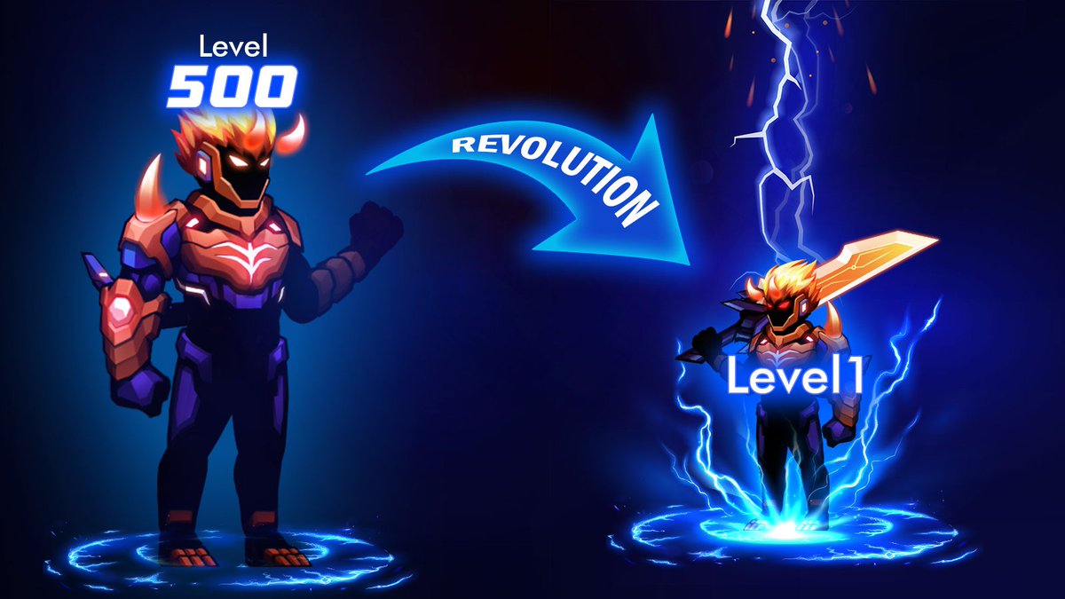 Cyber Fighters (@cyberfightsrpg) on Twitter photo ๐ RESET LEVEL WITH REVOTUTION! ๐
โซ Level up all stats in the Upgrade tab to level 500, then you can get a Revolution for your character and upgrade more powerful technology.
๐ธ Level of character and Upgrade will be RESET FROM 500 TO 1
๐ซNO NEED LEVEL required for Skills, ๐ RESET LEVEL WITH REVOTUTION! ๐
โซ Level up all stats in the Upgrade tab to level 500, then you can get a Revolution for your character and upgrade more powerful technology.
๐ธ Level of character and Upgrade will be RESET FROM 500 TO 1
๐ซNO NEED LEVEL required for Skills,