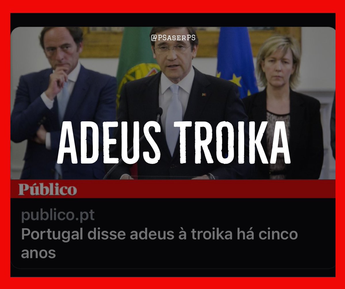 Com  a  criatividade que tenho visto no PS à volta da Troika, podiam ter escrito uma série para a netflix em vez de tentar enganar a malta!

Chamada:                               Despedida: