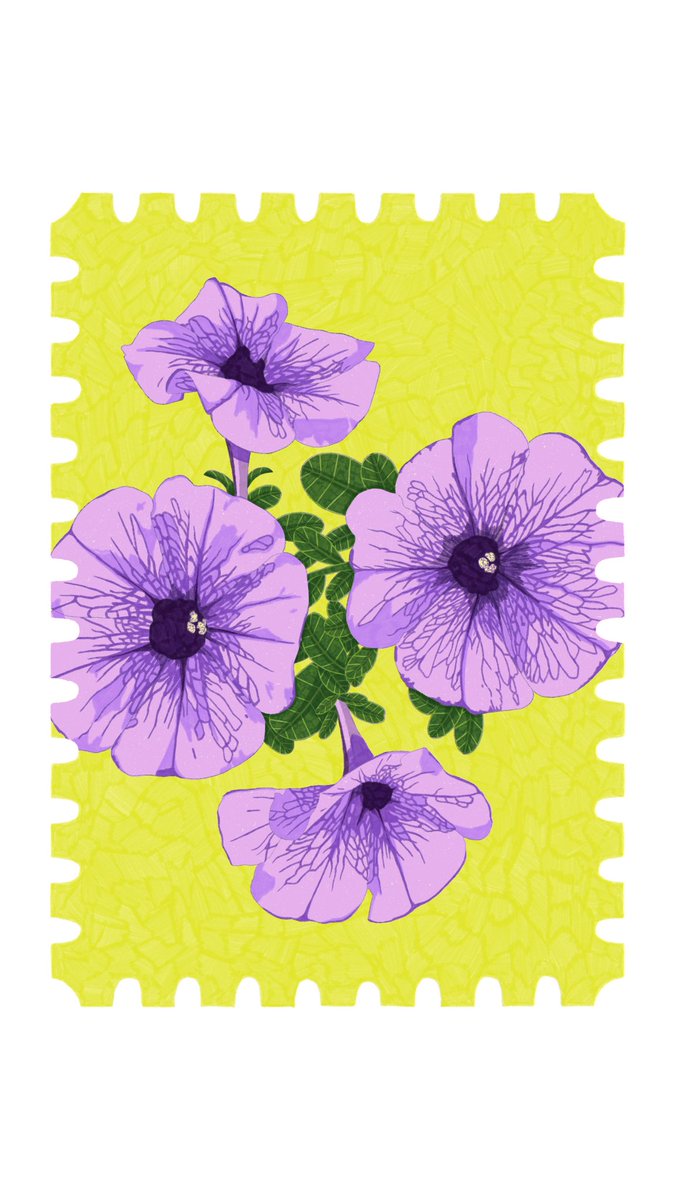Another wee flower stamp. 🌸 Drawn by me on #Procreate. #illustration