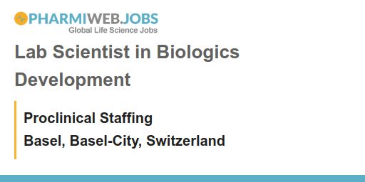 PharmiNewsDACH's tweet image. Lab Scientist in Biologics Development 

buff.ly/4dJTjM6

#LabScientist #BiologicsDevelopment #PharmaceuticalTechnology #LifeSciences #DrugFormulation #JobOpportunity #Proclinical #pharmiweb