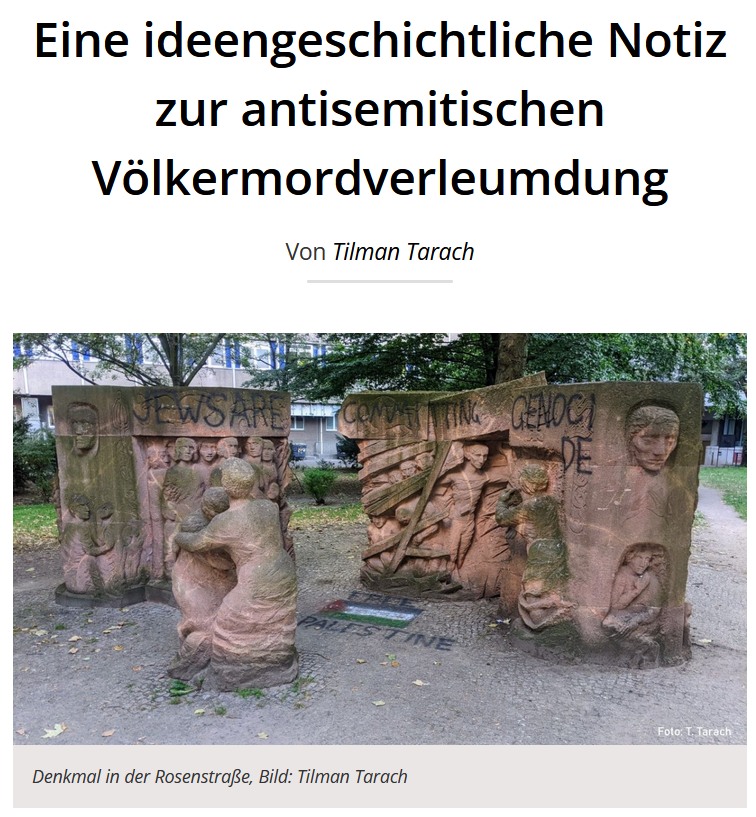 Sieben Jahrhunderte Völkermordverleumdung. Meine ideengeschichtliche Notiz im Blog der <a href="/Jungle_World/">Jungle World</a>. Online hier: jungle.world/blog/von-tunis…