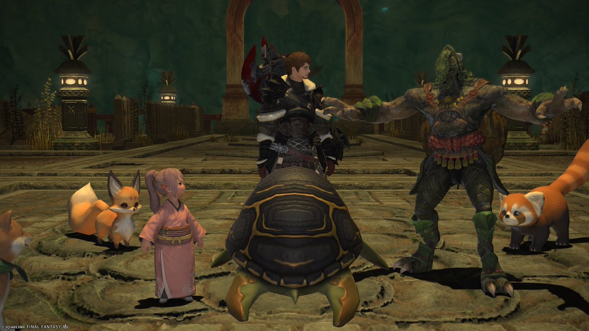 disisthancred's tweet photo. Soroban: BY THE KAMI, A TALKING TURTLE!

Ardbert and Tataru: ..... https://t.co/Fg4NPbFjMU