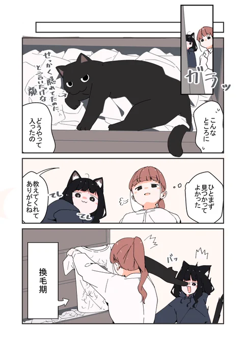 かくれんぼしてる黒猫のお話(5/6)
#漫画が読めるハッシュタグ 