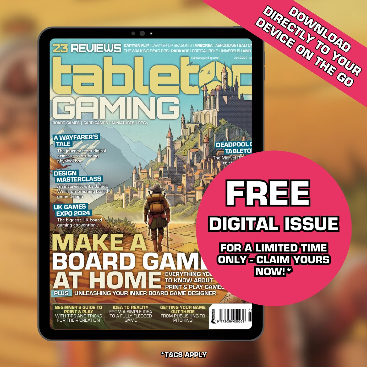 There's still time to claim your FREE digital issue of Tabletop Gaming Magazine - available for a limited time only. Claim yours here: pocketmags.com/free/265224