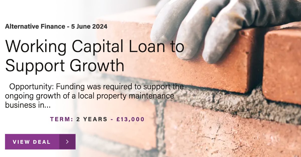We're pleased to announce that we have secured a £200k loan for a law firm specialising in no win, no fee cases. Awaiting a significant investment due in September 2024, the firm needed a stop-gap solution to fund new cases.

#BusinessFinance #LendingSolutions