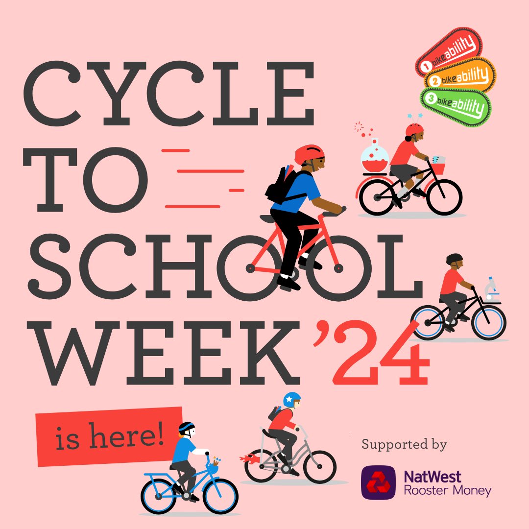 We hope you are well rested and as excited as we are to see you again next week! As we prepare for another year of learning, it is important to think of our health and environment. So, we have signed up for CYCLE TO SCHOOL WEEK. Pump those tyres up ready - 23rd-27th September 🚲