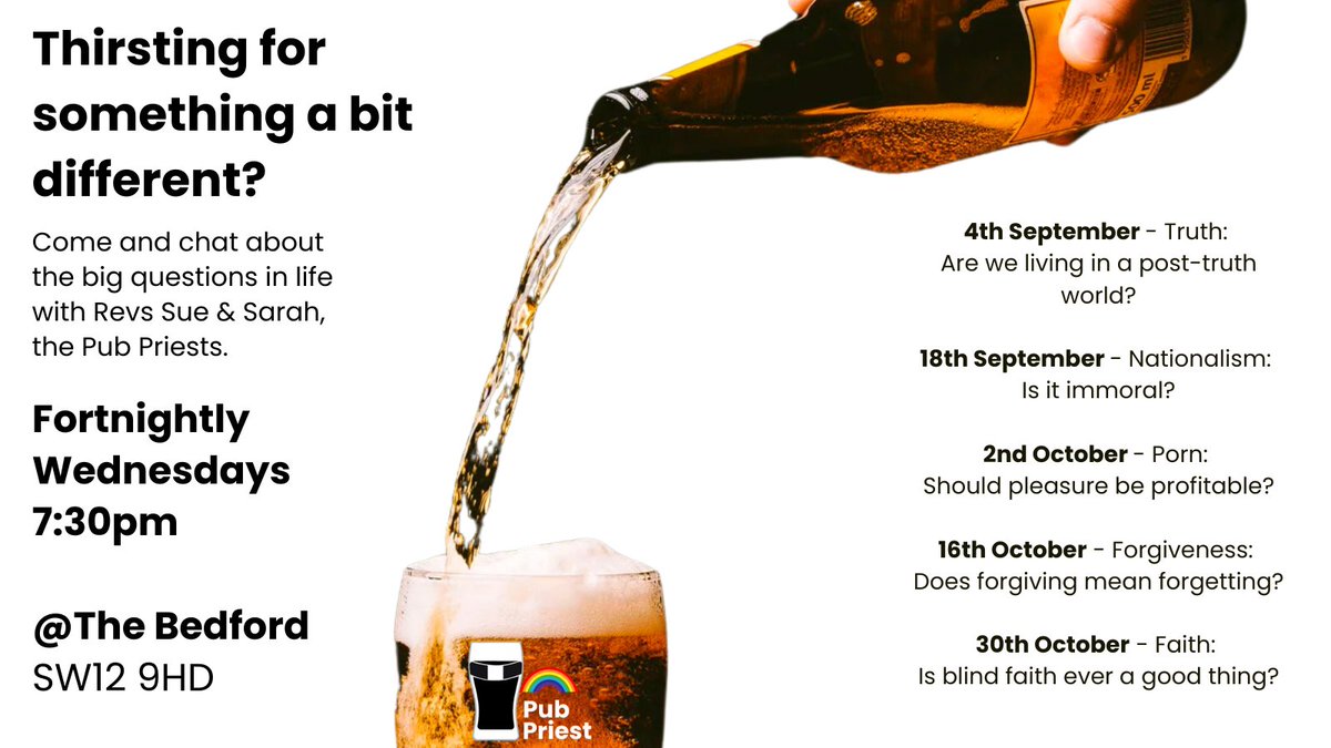 We would love to see you there #pubpriest #welcome