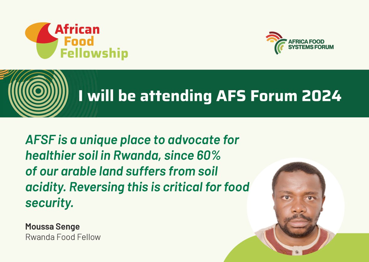 _AfricanFood's tweet photo. We head into the weekend with great anticipation for the African Food Systems Forum.  Our Fellows share in the excitement and they let us know what they expect next week. @theagrf #AFSForum https://t.co/PsQJ5dWXxQ