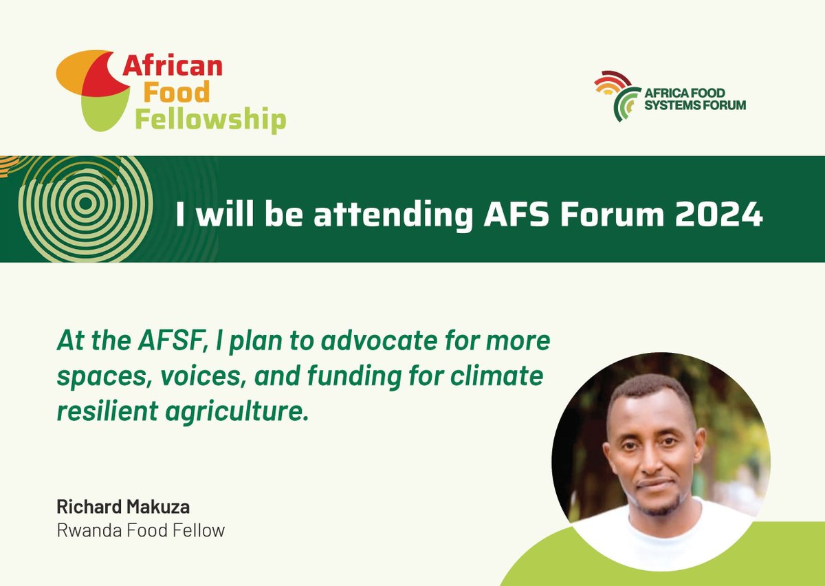 _AfricanFood's tweet photo. We head into the weekend with great anticipation for the African Food Systems Forum.  Our Fellows share in the excitement and they let us know what they expect next week. @theagrf #AFSForum https://t.co/PsQJ5dWXxQ