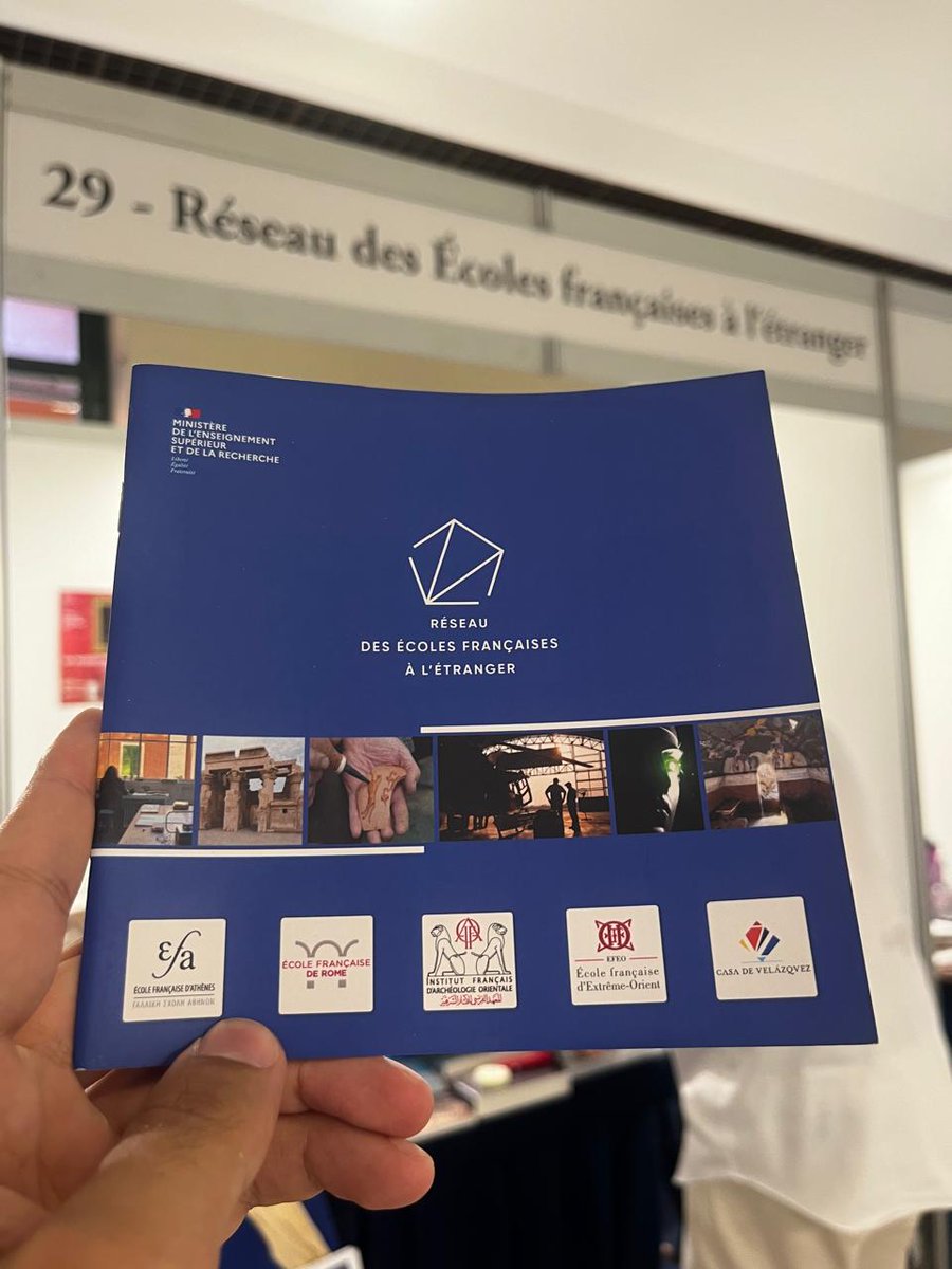 #ResEFE #EAA2024
Retrouvez les publications du #Réseau des #EFE sur notre stand jusqu'au 31 août, à l'occasion de la 30e réunion annuelle de l'Association européenne des #archéologues, à Rome.