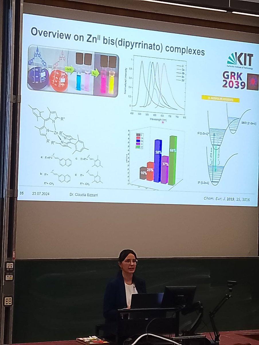 BizzarriTeam's tweet photo. In July, I delivered my inaugural lecture as “Privat Dozentin” at the Institute of Organic Chemistry, #KIT, completing my Habilitation. Grateful for the opportunity and the support from @StefanBraese and my students! Excited for the next steps in CO2L chemistry 😎. Stay tuned 📻 https://t.co/xu0jKhWkCP