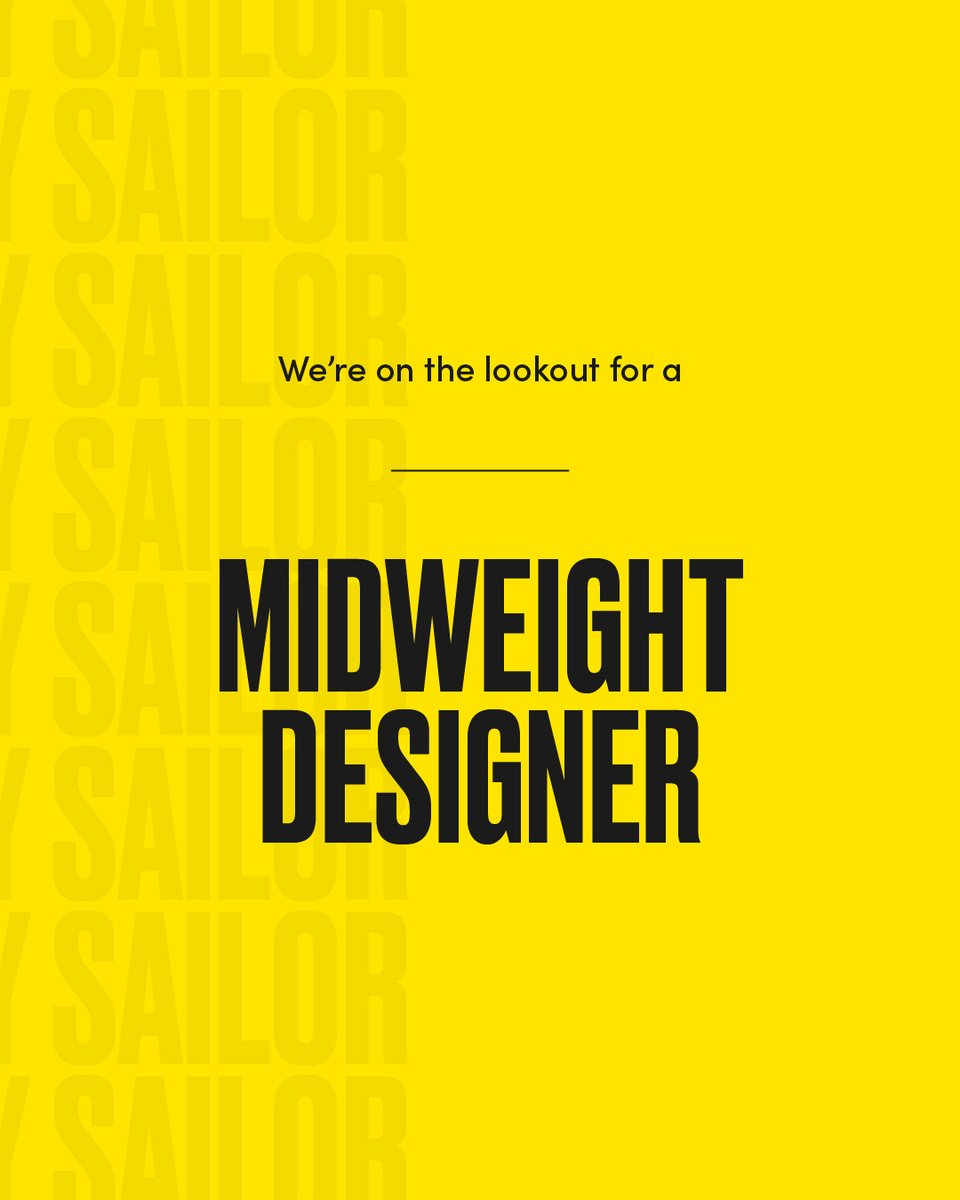 Calling all midweight graphic designers. 👋

We have a brilliant opportunity to work alongside our growing crew in #Mirfield, Yorkshire. Interested? 👇 

Read the full role description and apply now: thebiggerboat.co.uk/about/join-the…