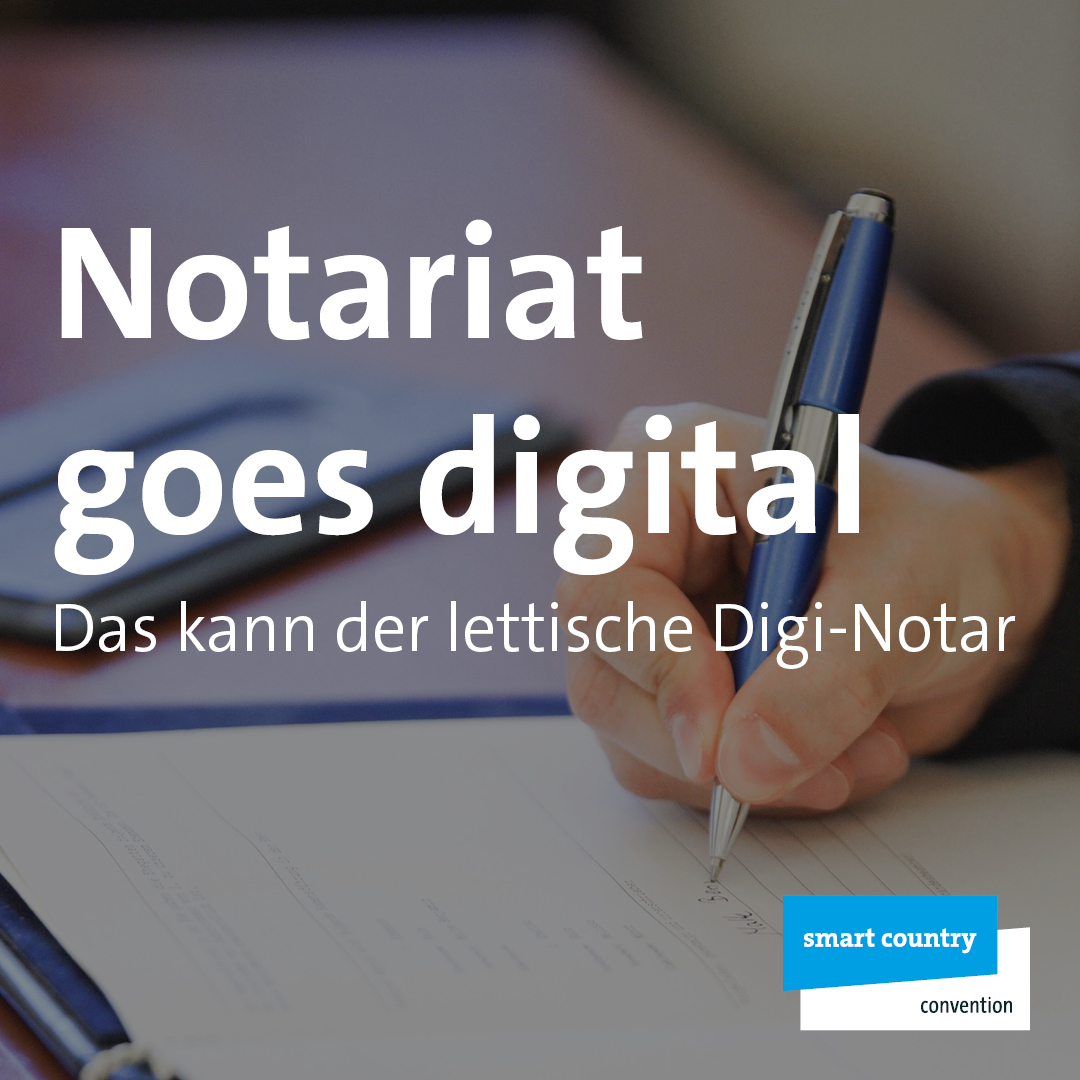 SmartCountryCon's tweet photo. Notariat goes digital: Welche Dienstleistungen der #DigiNotar aus unserem Partnerland Lettland bereits digitalisieren konnte und wie er dabei Kosten und personelle Ressourcen in der Verwaltung schont, berichten wir auf unserem #SCCON24-Newsblog.
➡️https://t.co/TnD7A4JkAR https://t.co/51IxHbbC17