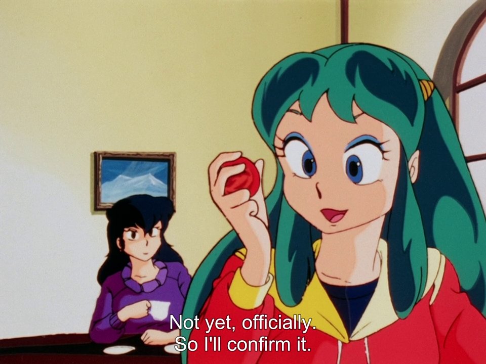 Ochan30's tweet photo. So sidebar here:
As far as Lum is concerned her and Ataru are already HUSBAND and WIFE! They just have to make it "official" and this is why Ataru and Lum are a notch above Ranma and Akane's engagement.
#UruseiYatsura #LUM #ThoseObnoxiousAliens #Episode60 @DigiRanma https://t.co/4HdJZma0Of