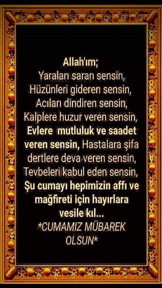 Rasûlullah ﷺ şöyle buyurdu: 
“Allah Teâlâ sizin yüzlerinize ve mallarınıza değil, kalblerinize ve amellerinize bakar.” 
(Müslim, Birr 34)

Hayırlı Cumalar