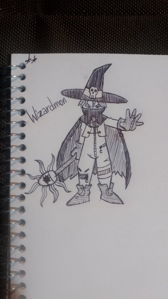 Zorith73's tweet image. Y este es un dibujo que hice en mi trabajo, me gustan los brujos :)