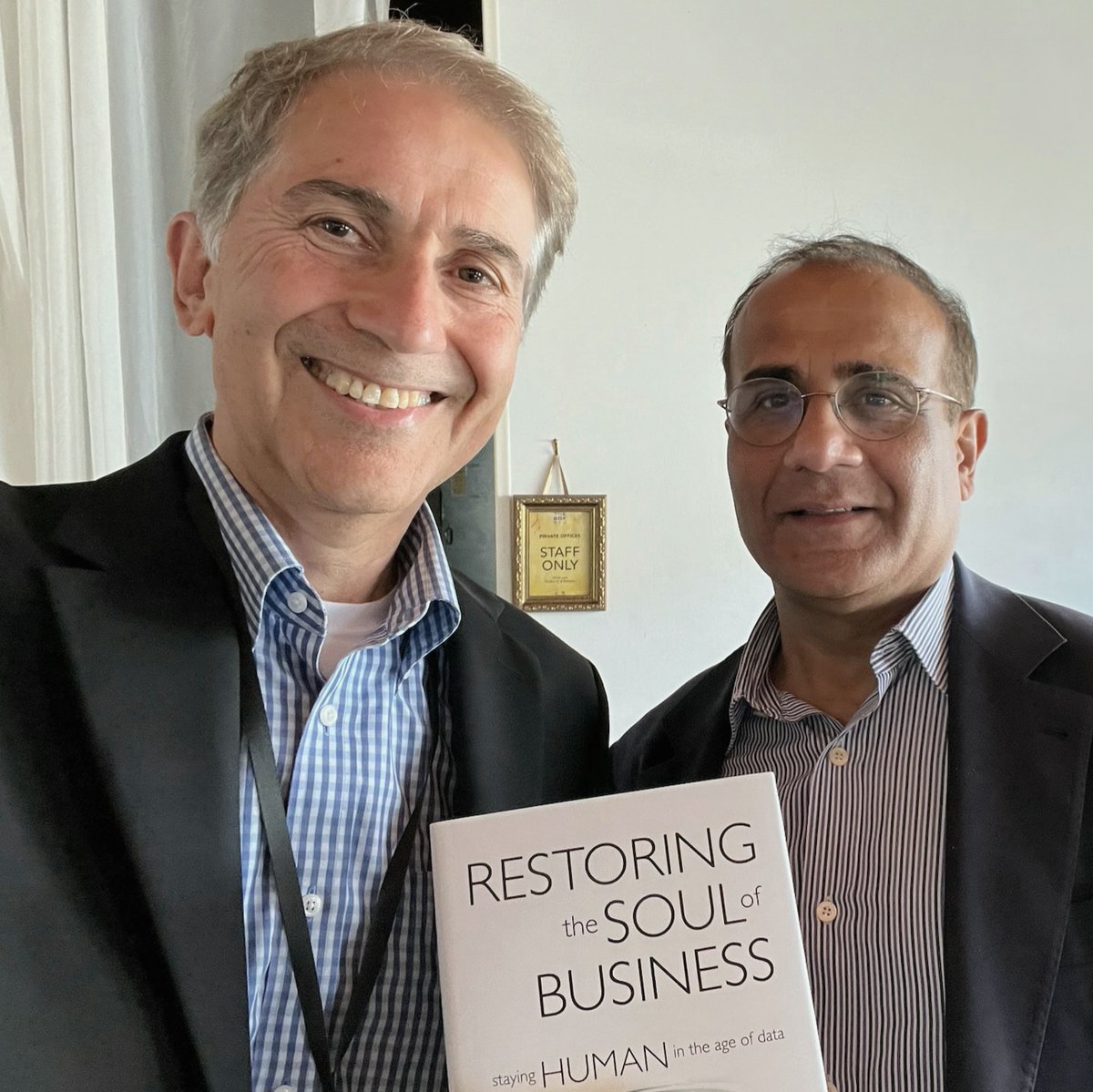 It was a great pleasure to meet and speak with <a href="/rishad/">Rishad Tobaccowala</a> today in San Francisco. He enlightened the audience with his wisdom about the importance of trends, dealing with change, and staying relevant &amp; competitive. Looking forward to his new book "Rethinking Work" due in Feb 2025!