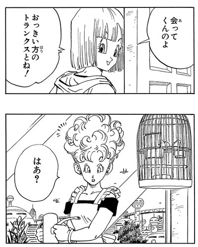 kitty_sparr's tweet photo. @Alexiabobadill1 That one panel in the Manga where Bulmas mother opens her eyes https://t.co/qeMswNXOAK