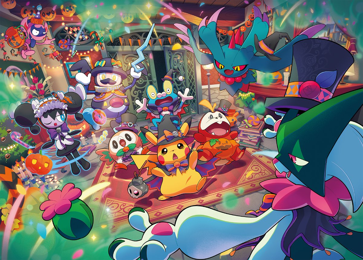 今年の #ハロウィン は、Trick or “Trick”⁉️🎃 おどろかそうとした