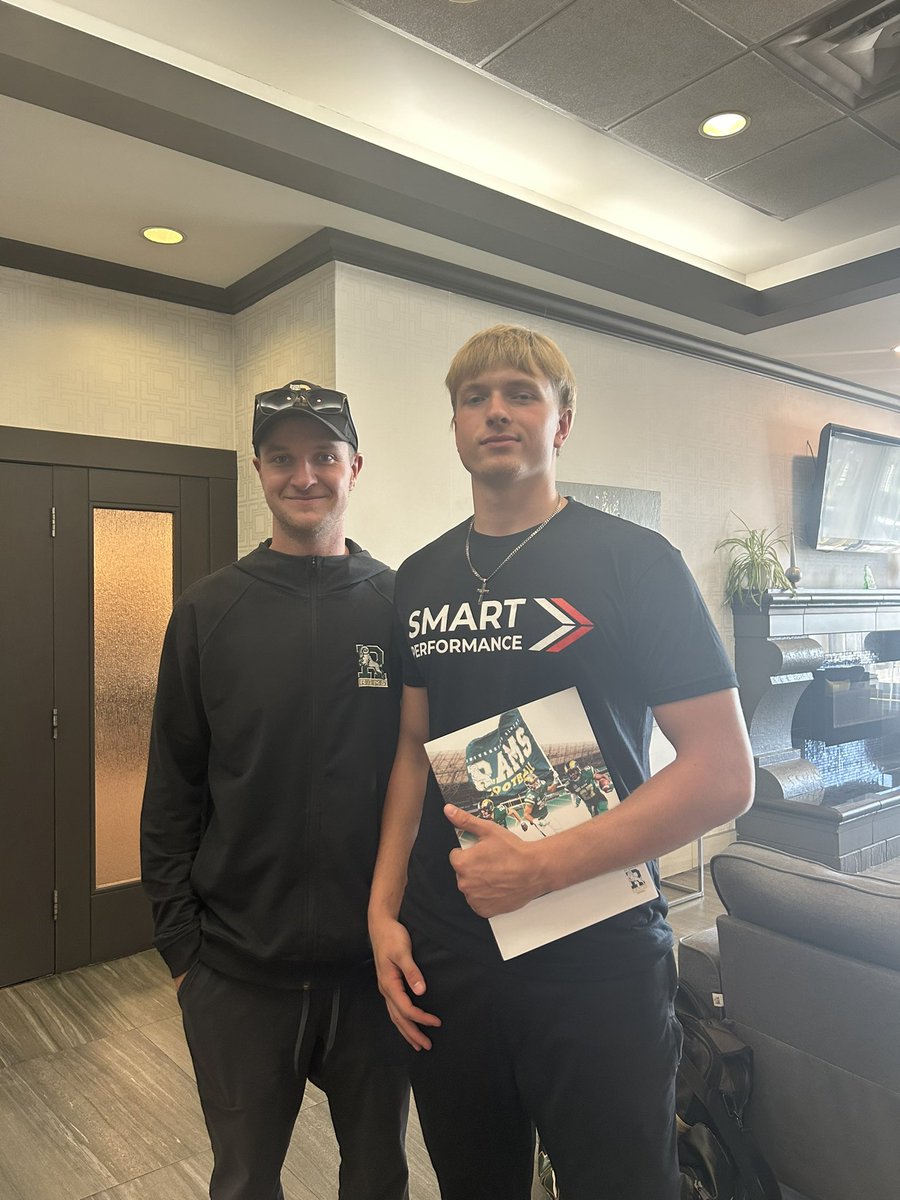 Davyd Muranets (@davydmuranets) on Twitter photo #AGTG After a great conversation with <a href="/CoachMcConkey/">Mark McConkey</a> and a great visit Im happy to announce my first official offer from the university of regina!
<a href="/Smartperformyyc/">SMART PERFORMANCE</a> #AGTG After a great conversation with <a href="/CoachMcConkey/">Mark McConkey</a> and a great visit Im happy to announce my first official offer from the university of regina!
<a href="/Smartperformyyc/">SMART PERFORMANCE</a>