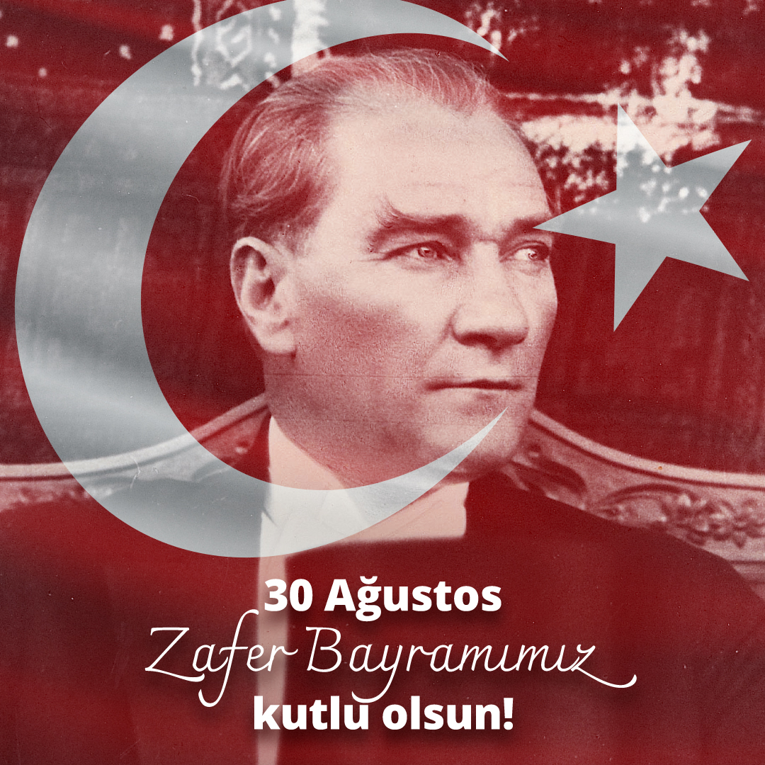 Mustafa Kemal Atatürk'ü ve tüm silah arkadaşlarını saygı ve minnetle anıyoruz. 30 Ağustos Zafer Bayramımız kutlu olsun! 🇹🇷