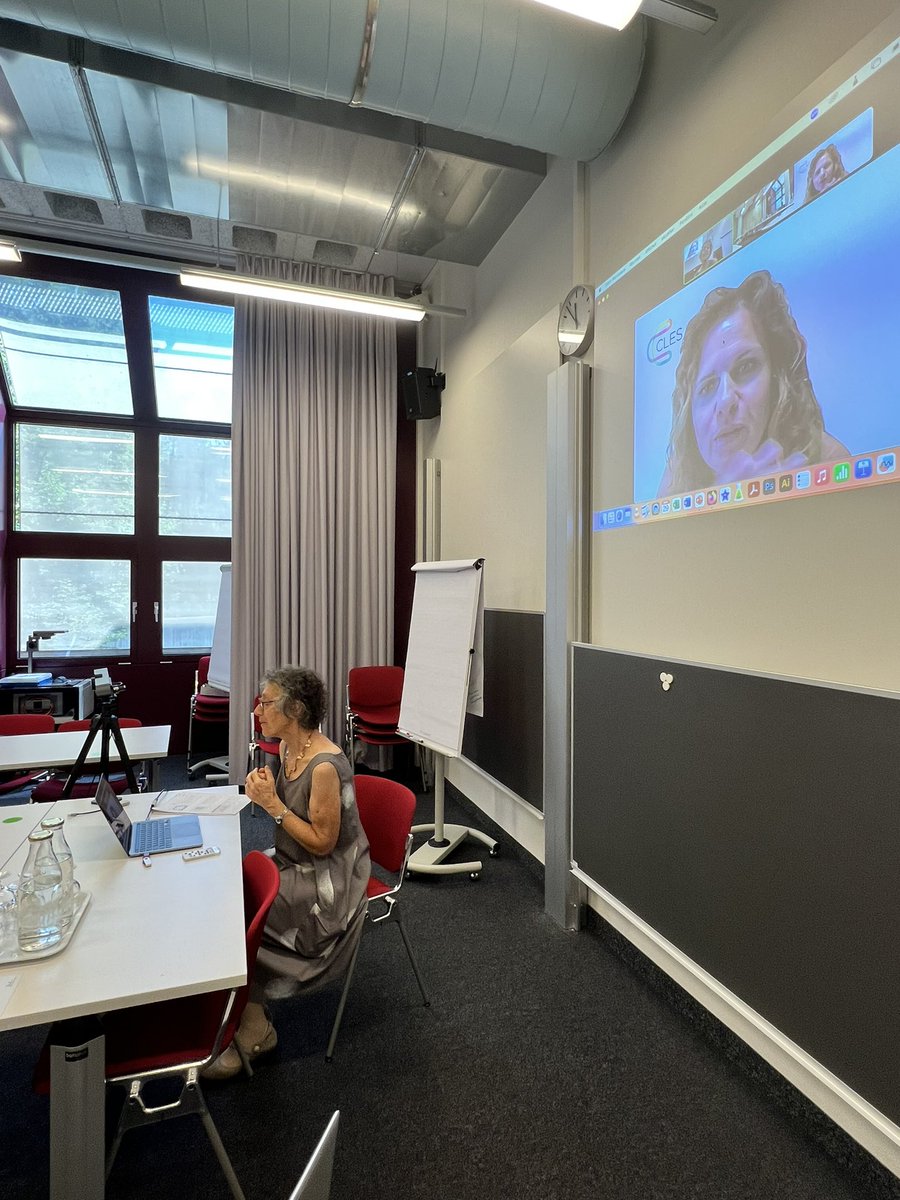 EvgueniyaLyu's tweet photo. Marie-Hélène Fries and Irene Bordin are presenting an ethnographic study from language needs to prof and disciplinary cultures in French companies #ESSE024 @GERAS_France @ilcea4 https://t.co/Oz356dhyXG