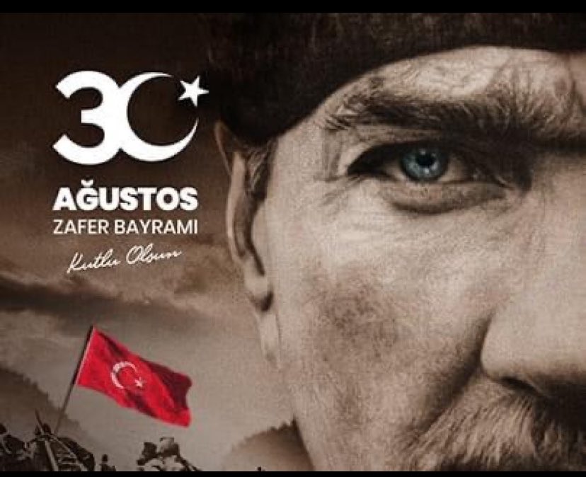 30 Ağustos Zafer Bayramımızın 102. yıl dönümü kutlu olsun.