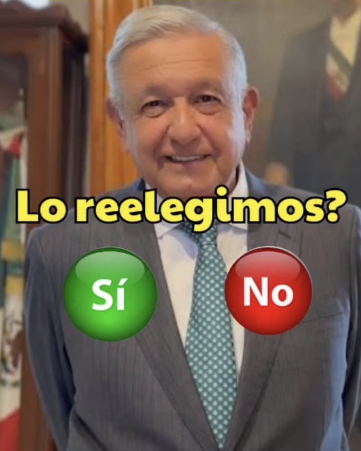 Una amlover al ver que ya se va el viejilo meco, pregunta que si lo reeligen.🥳🤣

Creo que yo, y que cualquiera en su sano juicio contestamos que NOOOO!🙅‍♀️

Vamos a ver de que lado masca la iguana 🦎 😝🤣🤣🤣

SI - 🔁

NO - ♥️ 

Voten 👇🙋‍♀️