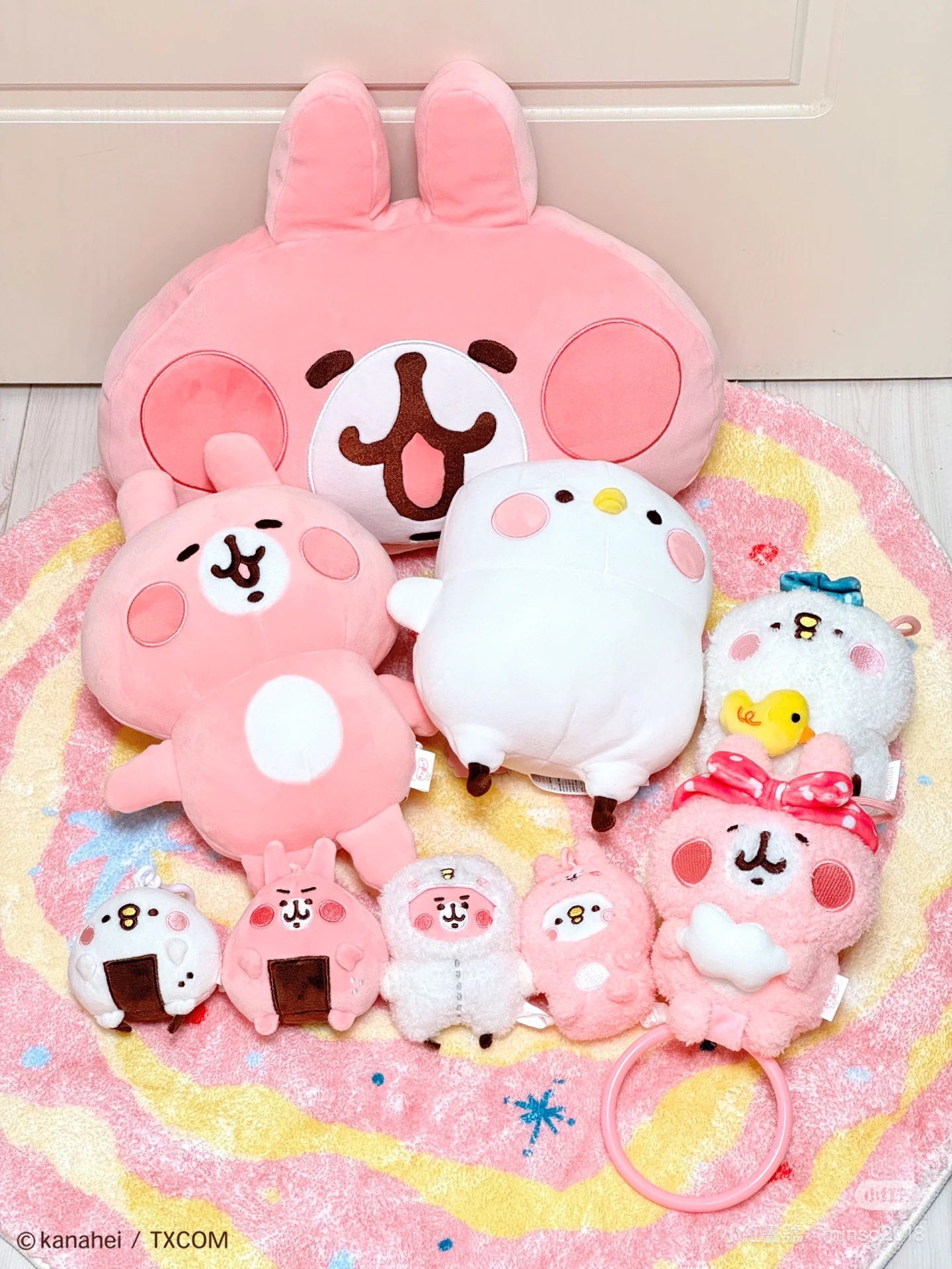Kanahei x MINISO カナヘイ メイソウコラボ “粉红兔兔” ピンク