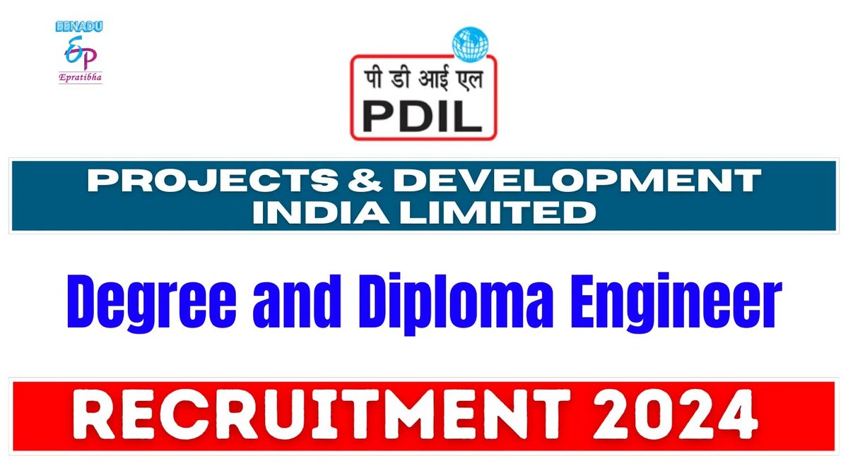 eenaduepratibha's tweet image. Government Jobs: Diploma, Degree Engineer Posts In PDIL, Noida
#governmentJobs #pdilnoida #engineerposts #epratibha #eenaduepratibha
categories.epratibha.net/Notification/g…
