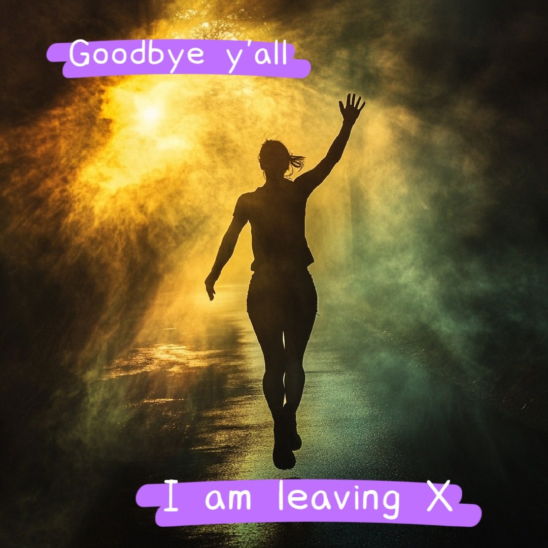 RunningAbove50's tweet image. It's time to leave X.

I think you should too! 

I choose not to contribute to a platform of hate, fraude and intimidation.

#Respect #Love #Peace #LeaveX