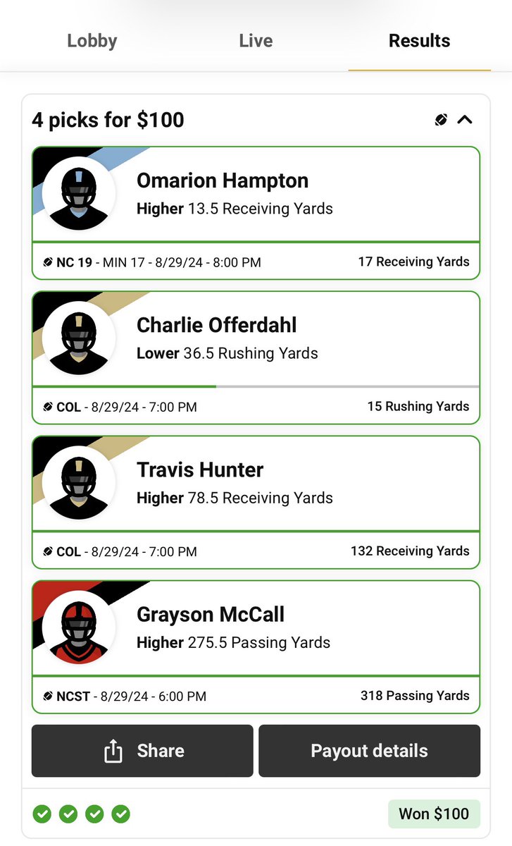 Nick_Gonzalez_4's tweet photo. @SkohtyDFS W thanks king https://t.co/IyocUZiGv9