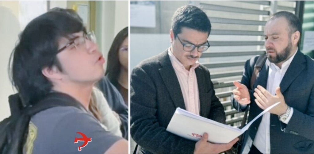Tor25899035's tweet photo. 🇨🇱 NO MÁS OCTUBRISMO: Fernando Peña se querella contra estudiante violentista (FA) que lo amenazó de muerte tras debate de candidatos a gobernador por la región del Bio-Bio. Levanta la mano 🤚🏻 si estás de acuerdo con esta medida. https://t.co/fAzZmysLt4
