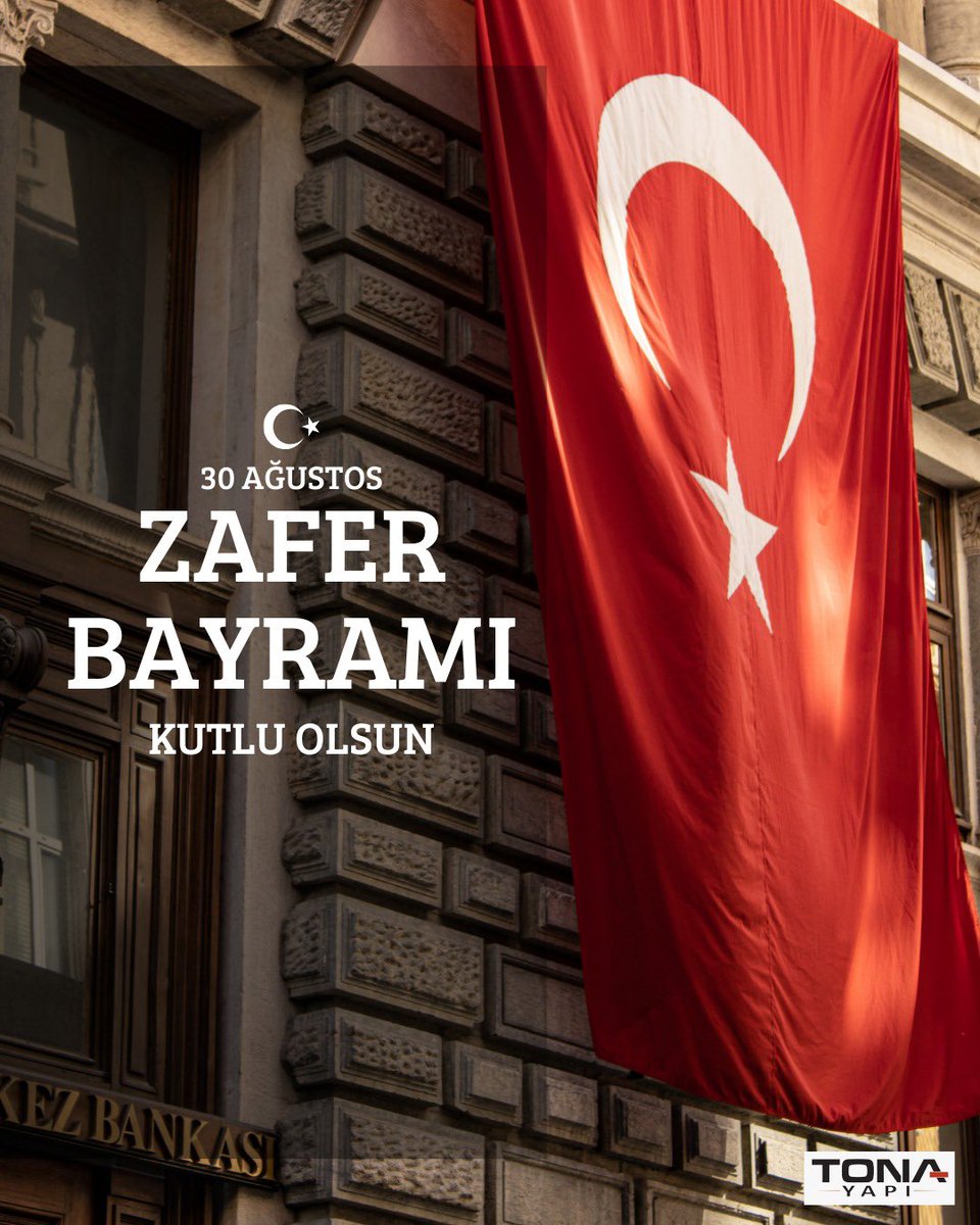 30 Ağustos Zafer Bayramı’mız kutlu olsun. 🇹🇷