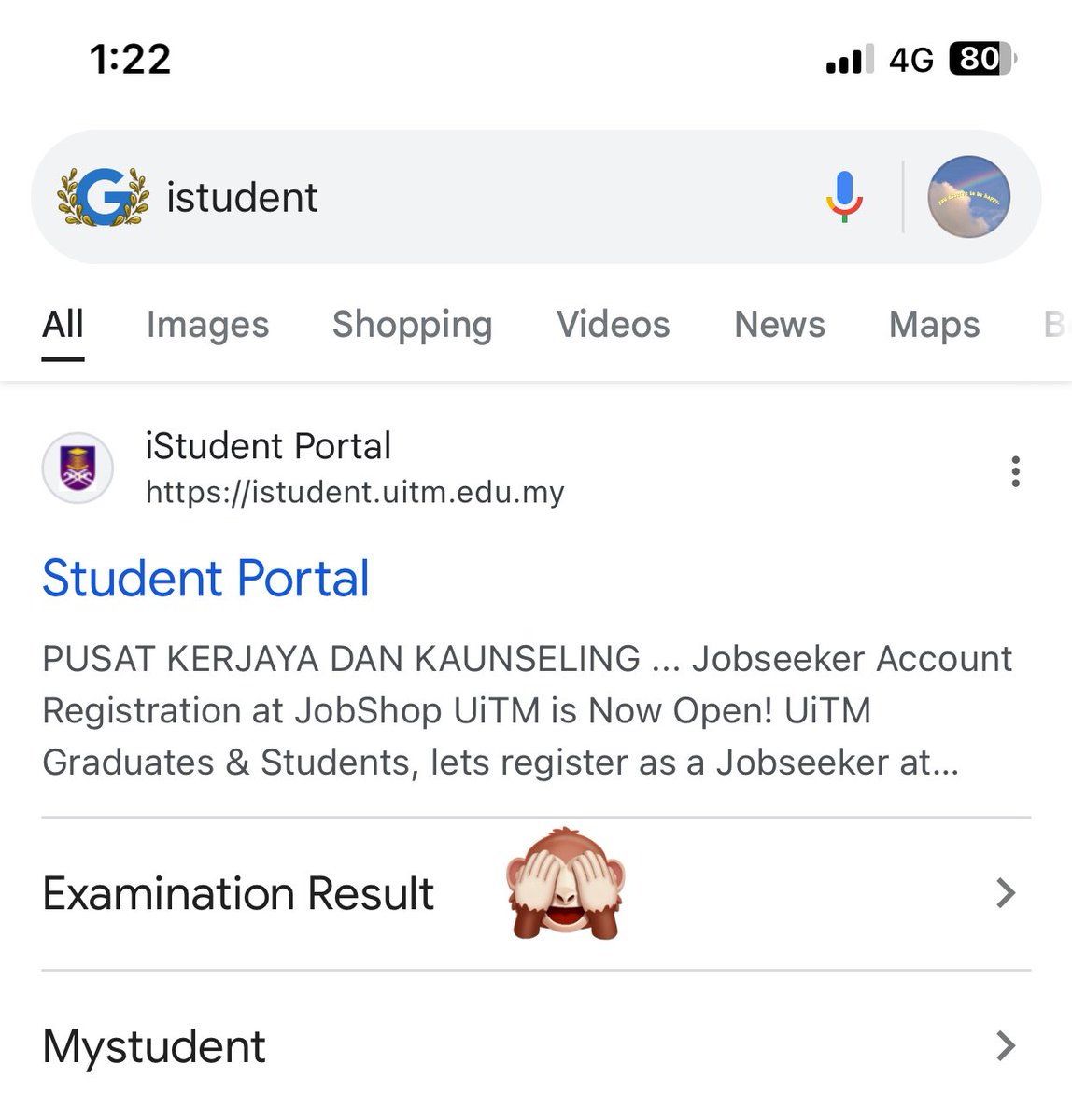 LeindaSuhaimi's tweet photo. The easiest way to check uitm result since ramai yang tak tahu ⬇️ #uitm #unipepel #unipurple https://t.co/Vsp1HRXrMO