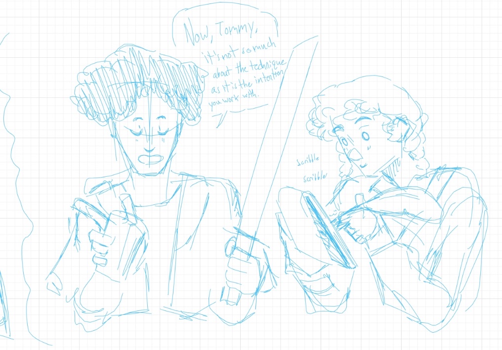 Low effort whiteboardfox mcd!tommy comic
(Feat. Laurance &amp; Dante)

I Don’t think that’s a safe way to whittle my guy…
#tommyinnitfanart #mcdfanart