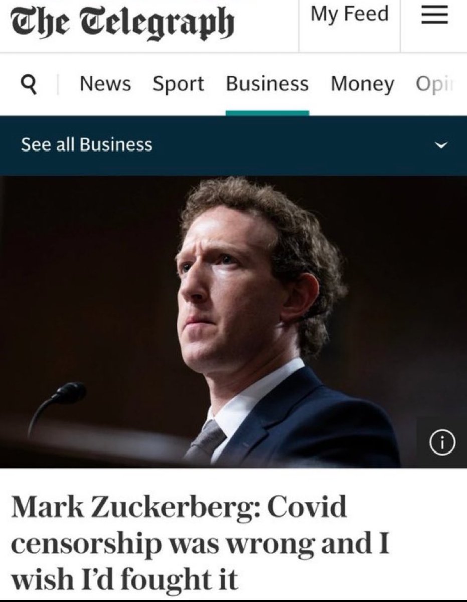 BGatesIsaPyscho's tweet image. Things Facebook used to censor people for:-

- Saying Natural Immunity was a thing
- Vitamin D helped the immune system 
- The Vaccines were experimental 
- The vaccines were dangerous 
- The vaccines didn’t work 
- You didn’t need a vaccine for a mild flu like pathogen 
-…