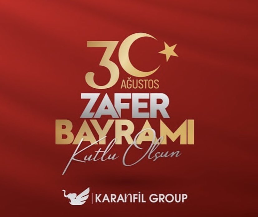 Başta Gazi Mustafa Kemal Atatürk ve silah arkadaşları olmak üzere tüm kahramanlarımızı saygı, rahmet ve minnetle anıyoruz. 
🇹🇷

#30ağustoszaferbayramı #mustafakemalatatürk #30ağustoszaferbayramımızkutluolsun #zaferbayramı #30ağustos