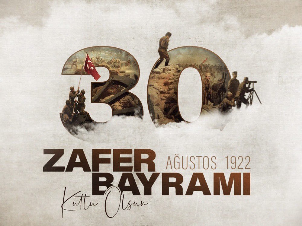 SusurlukAkGenc's tweet photo. 30 Ağustos Zafer Bayramı’nı kutluyor; büyük zaferin 102. yılında, Gazi Mustafa Kemal Atatürk ve silâh arkadaşları başta olmak üzere İstiklâl mücadelemizin bütün kahramanlarını minnetle ve şükranla anıyorum. https://t.co/1LzfbOoKT7