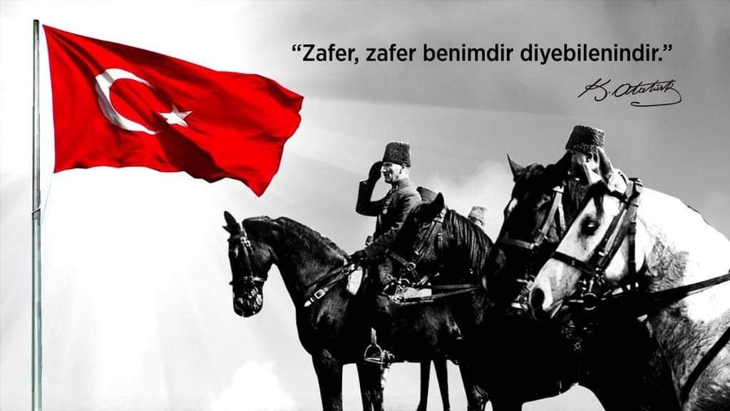 Dionisusy's tweet photo. “Bu eser (Büyük taarruz), Türk milletinin hürriyet ve bağımsızlık fikrinin ölümsüz abi­desidir. Bu eseri vücuda getiren bir milletin evladı, bir ordunun başku­mandanı olduğumdan, ilelebet mesut ve bahtiyarım.” Mustafa Kemal ATATÜRK 

ZAFER BAYRAMIMIZ KUTLU OLSUN ♥️ https://t.co/EWfpGt5Uxq